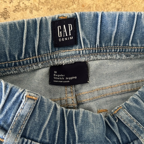 2 Jeans Girls GAP regular stretch jeggins Size10 - Picture 5 of 5
